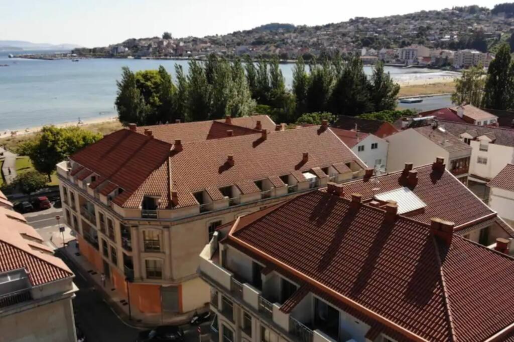 Primera línea de playa Rías Baixas, Moaña Apartamento Exterior foto