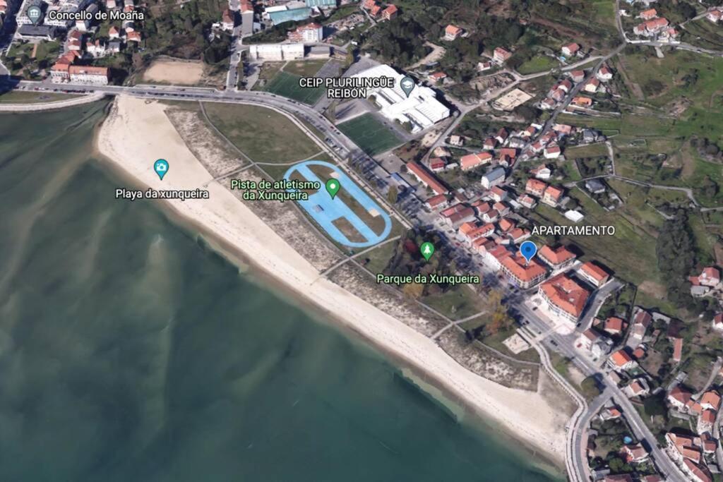 Primera línea de playa Rías Baixas, Moaña Apartamento Exterior foto