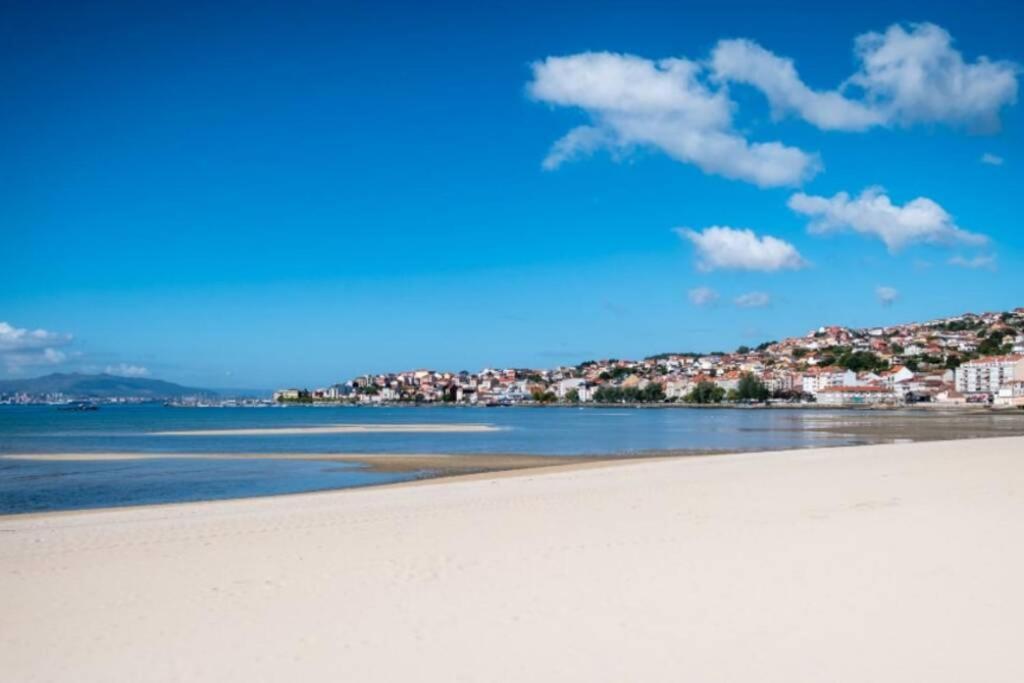 Primera línea de playa Rías Baixas, Moaña Apartamento Exterior foto