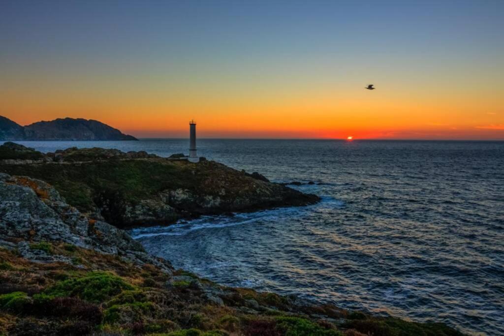 Primera línea de playa Rías Baixas, Moaña Apartamento Exterior foto